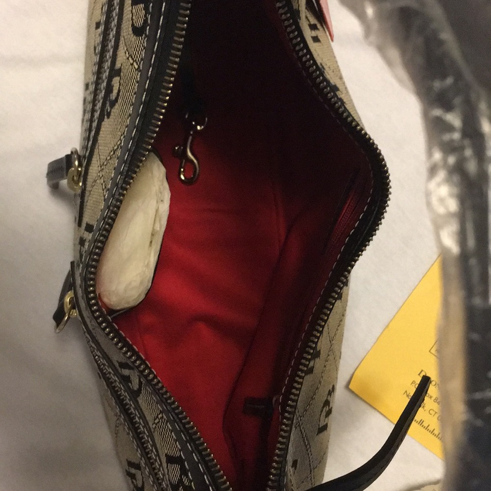 Dooney and Bourk Canvas & Leather Bag - Picture 6 of 8